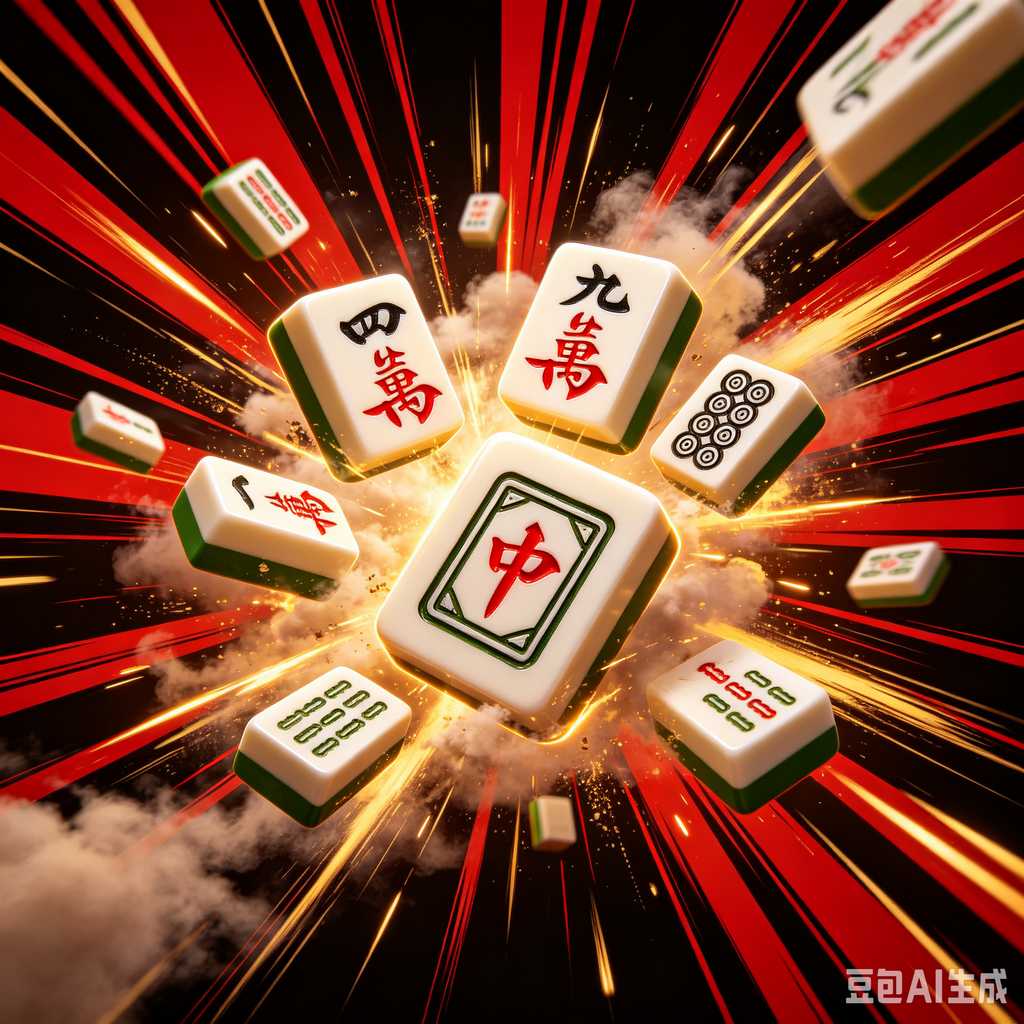 modern text mahjong tiles